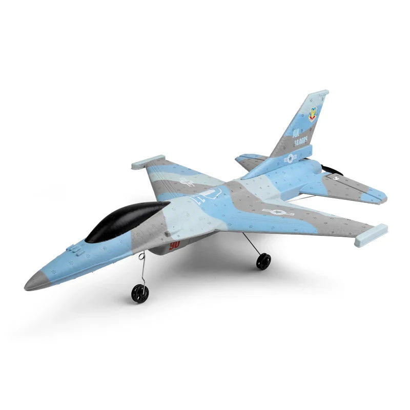HKM-850259 EPT 2.4G 3-Channel F16 Remote Control Helicopter and Airplane Flying Model for Kids
