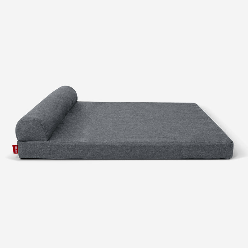 HKM-8503485 Waterproof Removable Linen Dog Kennel in Gray - Multiple Sizes Available