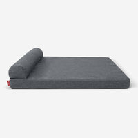 HKM-8503485 Waterproof Removable Linen Dog Kennel in Gray - Multiple Sizes Available
