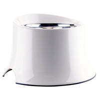 HKM-8503613 High-Quality Stainless Steel Dog Neck Food Bowl with Thick Melamine Base - Three Sizes Available
