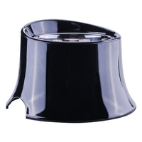 HKM-8503613 High-Quality Stainless Steel Dog Neck Food Bowl with Thick Melamine Base - Three Sizes Available