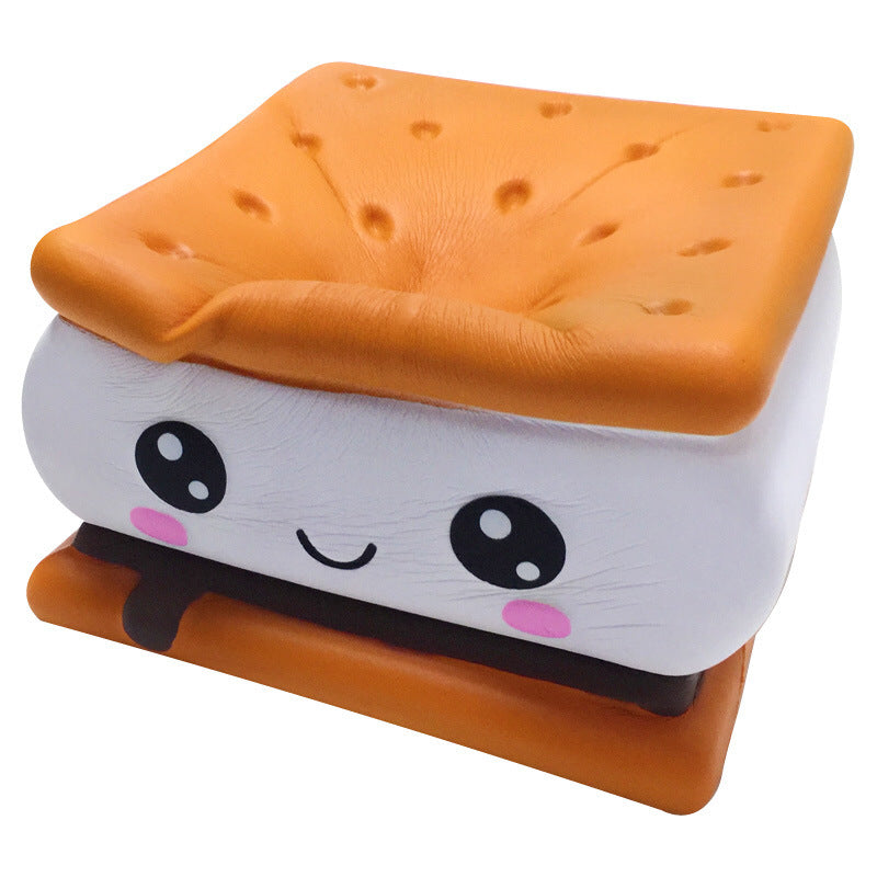 HKM-8504253 Super Large Slow Resilience Biscuit Shaped Toy for Relaxation and Fun