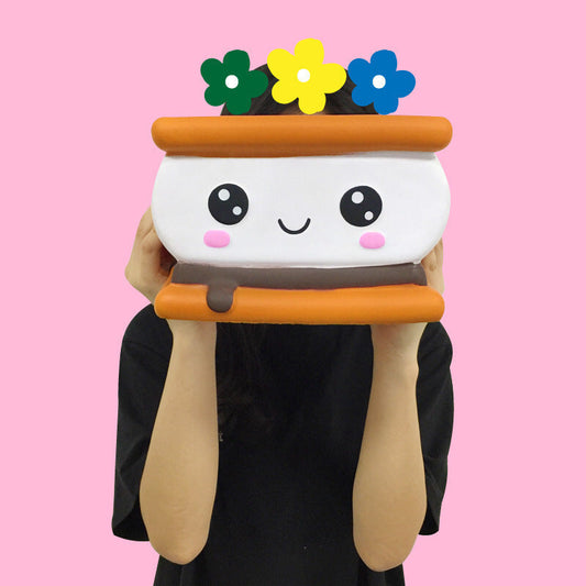 HKM-8504253 Super Large Slow Resilience Biscuit Shaped Toy for Relaxation and Fun