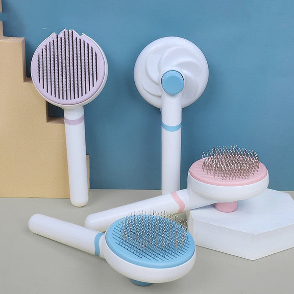 HKM-8505021 Pet Comb with Various Needle Types for Efficient Hair Cleaning for Cats
