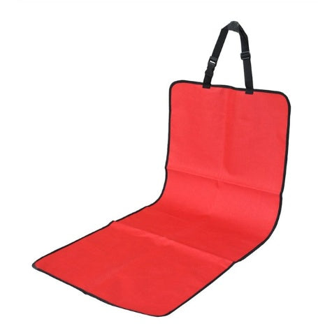 HKM-8505277 Waterproof Dog Car Seat Cover - Oxford Fabric Mat for Pets in Blue, Red, or Black