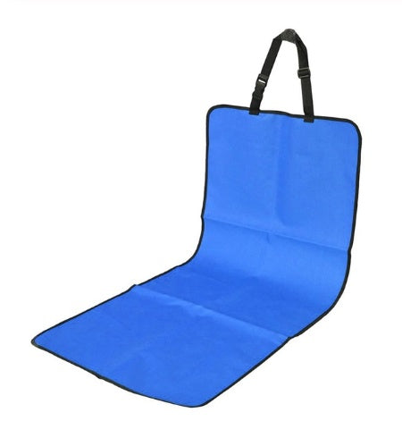 HKM-8505277 Waterproof Dog Car Seat Cover - Oxford Fabric Mat for Pets in Blue, Red, or Black