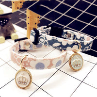 HKM-8505405 Pet Floral Collar for Cats, Dogs, and Rabbits - Lightly Adjustable, Multiple Sizes Available