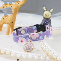 HKM-8505405 Pet Floral Collar for Cats, Dogs, and Rabbits - Lightly Adjustable, Multiple Sizes Available