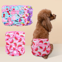 HKM-8507581 Dog Menstrual Diaper Pants ¨C Polyester Physiological Pants in Various Colors and Sizes