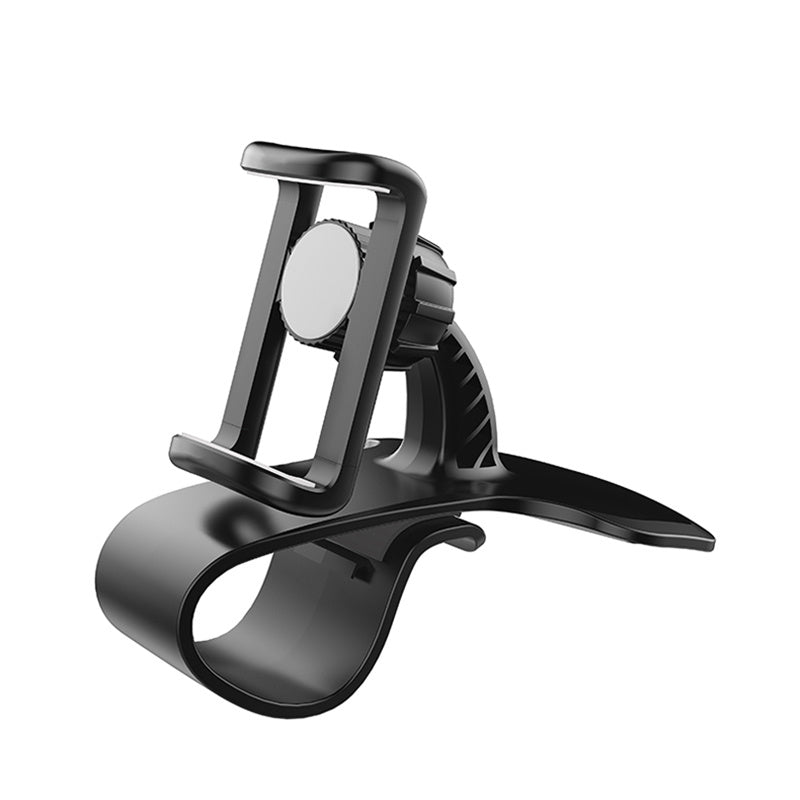 HKM-850835 Adjustable Mobile Phone Holder for Instrument Panel - 360° Rotatable with 60° Tilt, Durable ABS & PC材质, Easy Installation