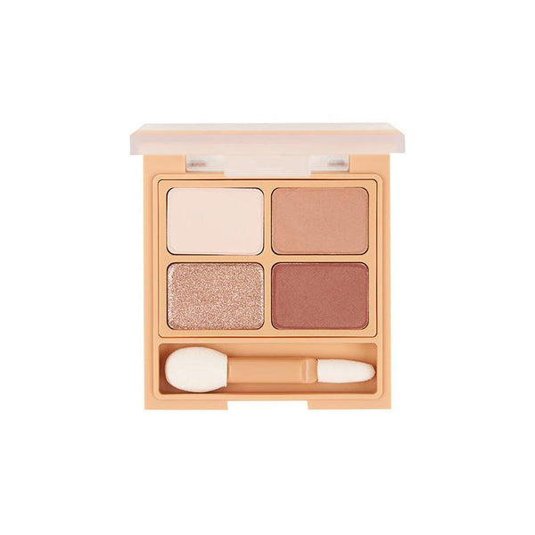 HKM-850835 Beginner-Friendly Four-Color Shiny Silk Eyeshadow Palette