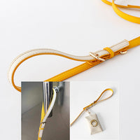 HKM-8508989 Leather Dog Leash - Multifunctional 150cm Traction Rope in Various Colors
