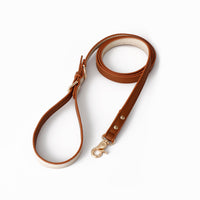 HKM-8508989 Leather Dog Leash - Multifunctional 150cm Traction Rope in Various Colors