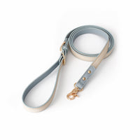 HKM-8508989 Leather Dog Leash - Multifunctional 150cm Traction Rope in Various Colors
