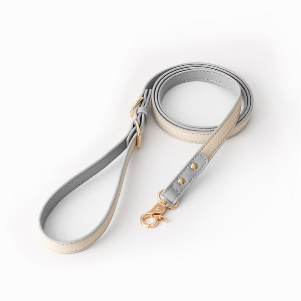 HKM-8508989 Leather Dog Leash - Multifunctional 150cm Traction Rope in Various Colors