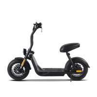 HKM-850963 Electric Citycoco Scooter with Lithium Battery - 1000W Power, 40 km/h Speed, 10-Inch Tires, Black