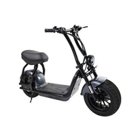 HKM-850963 Electric Citycoco Scooter with Lithium Battery - 1000W Power, 40 km/h Speed, 10-Inch Tires, Black