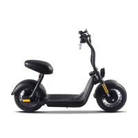 HKM-850963 Electric Citycoco Scooter with Lithium Battery - 1000W Power, 40 km/h Speed, 10-Inch Tires, Black