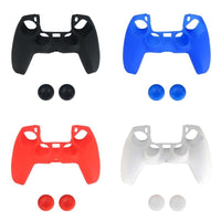 HKM-850963 Silicone Handle Cover with Caps – Available in Black, White, Blue, and Red