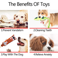 HKM-8510013 Durable Bite-Resistant Canvas Dog Toy for Effective Tooth Cleaning and Boredom Relief