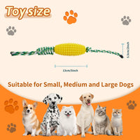 HKM-8510653 Interactive Zigzag Puppy Toothbrush Chew Toy for Dogs - Dental Cleaning & Anxiety Relief