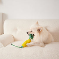 HKM-8510653 Interactive Zigzag Puppy Toothbrush Chew Toy for Dogs - Dental Cleaning & Anxiety Relief