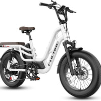 HKM-851091 Step Through Aluminum Alloy Electric Bike, 48V 20Ah, 7-Speed, 20-Inch Wheel, Hydraulic Brake, 180kg Load Capacity