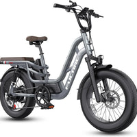 HKM-851091 Step Through Aluminum Alloy Electric Bike, 48V 20Ah, 7-Speed, 20-Inch Wheel, Hydraulic Brake, 180kg Load Capacity