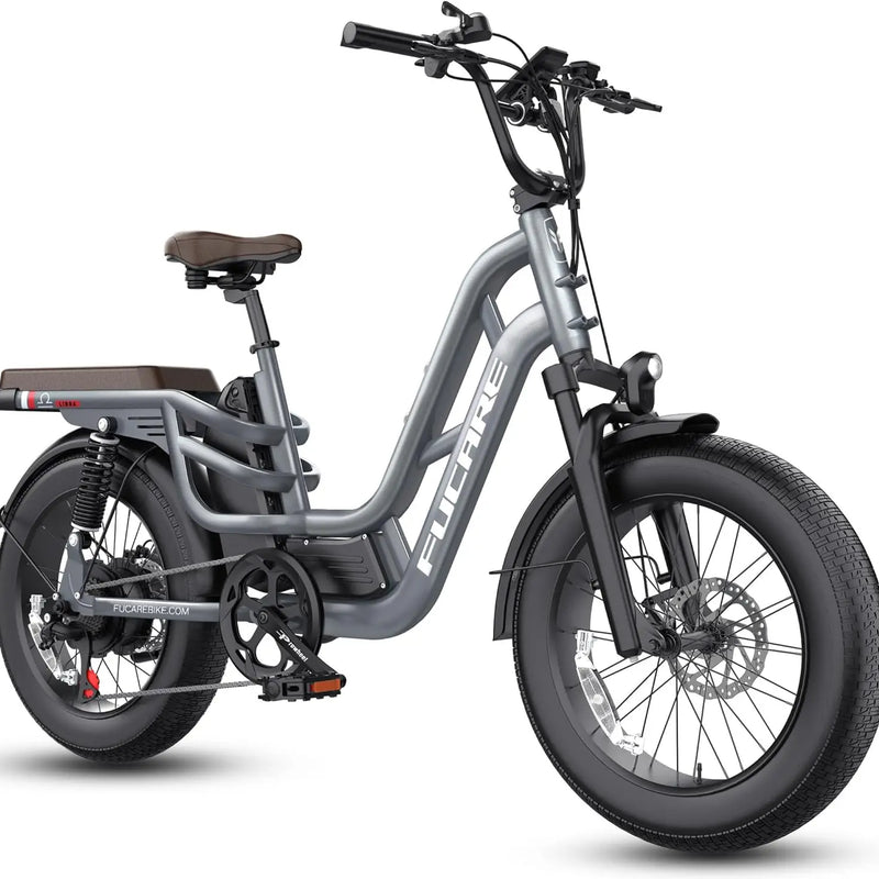 HKM-851091 Step Through Aluminum Alloy Electric Bike, 48V 20Ah, 7-Speed, 20-Inch Wheel, Hydraulic Brake, 180kg Load Capacity