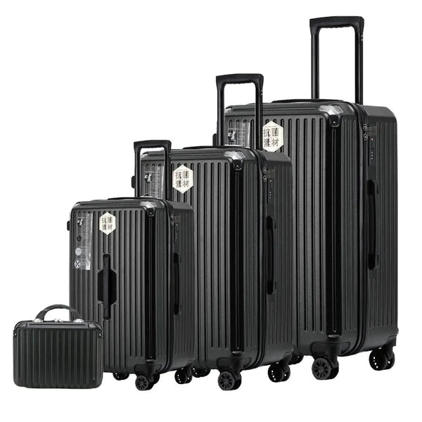 HKM-851155 Kone Set of 4 Stylish Travel Suitcases - 28-Inch Luggage Set with Durable Design