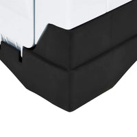 HKM-8513213 Durable Polypropylene Dog House for Comfortable Outdoor Shelter, 90.5 x 68 x 66 cm - Blue, White, Black, Gray