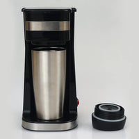 HKM-851347 Single Serve Coffee Maker with 16-oz Travel Mug