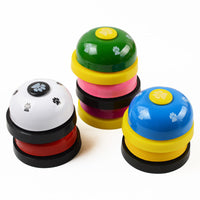 HKM-8514621 Interactive Pet Ordering Bell - Bright Colors for Dogs and Cats, Mechanical Sound, No Battery Required