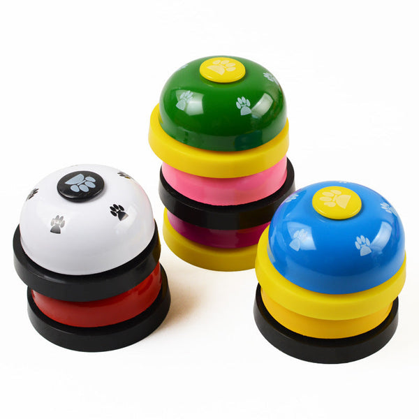HKM-8514621 Interactive Pet Ordering Bell - Bright Colors for Dogs and Cats, Mechanical Sound, No Battery Required