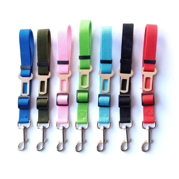 HKM-8514749 Adjustable Multicolor Pet Seat Belt for Dogs and Cats in Various Colors