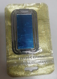 HKM-851475 Foldable Double Ring Mobile Phone Holder - Aluminum Alloy, Multiple Colors Available