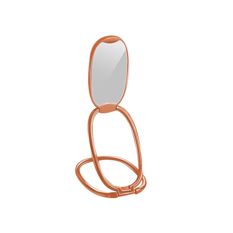 HKM-851475 Foldable Double Ring Mobile Phone Holder - Aluminum Alloy, Multiple Colors Available