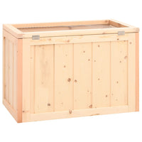 HKM-8516541 Wooden Hamster Cage with Accessories - Solid Fir Wood, Wire Mesh Top, Easy Clean Design
