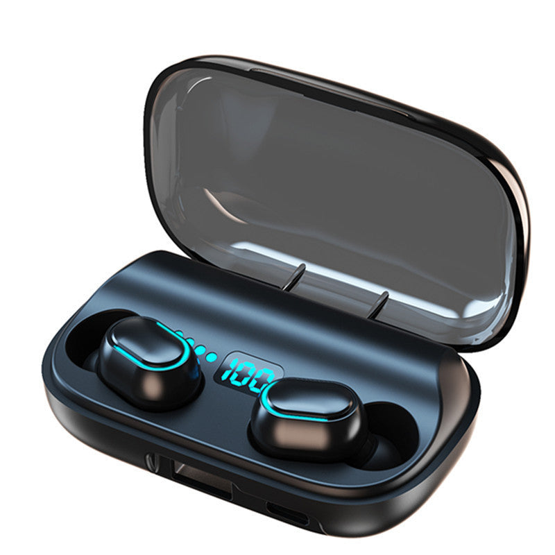 HKM-851667 Wireless Bluetooth Headset TWS with Charging Case and Long Battery Life