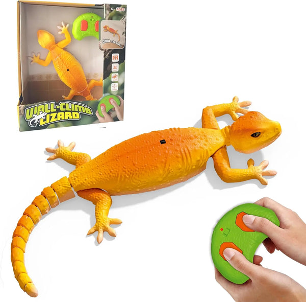 HKM-851731 Remote Control Wall Climbing Gecko Robot for Kids - Rechargeable, Indoor/Outdoor Fun