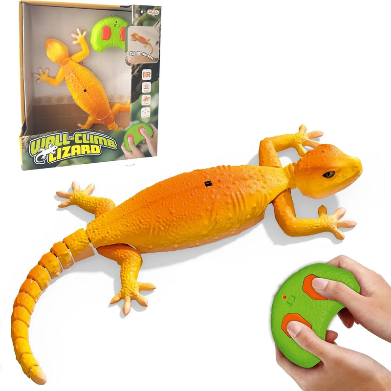 HKM-851731 Remote Control Wall Climbing Gecko Robot for Kids - Rechargeable, Indoor/Outdoor Fun