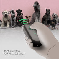 HKM-8518205 Portable Ultrasonic Bark Control Handheld Device for Dogs - Gray Plastic Training Tool