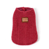 HKM-8519997 Cotton Cashmere Vest for Small Dogs in Yellow, Blue, and Red - Autumn/Winter Collection