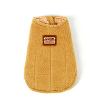 HKM-8519997 Cotton Cashmere Vest for Small Dogs in Yellow, Blue, and Red - Autumn/Winter Collection