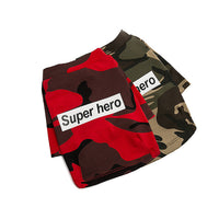 HKM-8521277 Camouflage Raglan T-Shirt for Pets - Soft Cotton Blend, Spring/Summer Wear