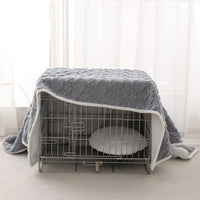 HKM-8521533 Thick Warm Waterproof Plush Blanket for Dogs and Cats - Soft Cozy Winter Throw, Machine Washable, Multiple Sizes Available