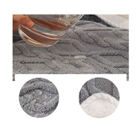 HKM-8521533 Thick Warm Waterproof Plush Blanket for Dogs and Cats - Soft Cozy Winter Throw, Machine Washable, Multiple Sizes Available