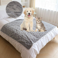 HKM-8521533 Thick Warm Waterproof Plush Blanket for Dogs and Cats - Soft Cozy Winter Throw, Machine Washable, Multiple Sizes Available