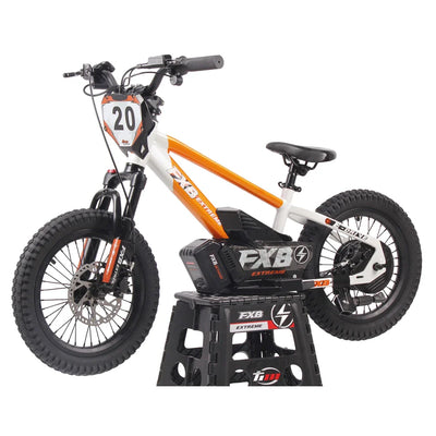 HKM-852179 16-Inch Children’s Electric Balance Bike with Aluminum Frame, Brushless Motor, and Hydraulic Disc Brakes