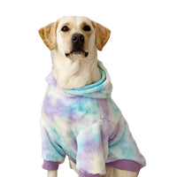 HKM-8523069 Tie Dyed Warm Hooded Hoodie for Large Dogs